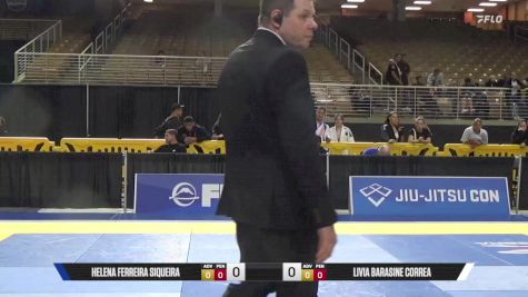 Helena Ferreira Siqueira vs Livia Barasine Correa 2025 Pan Jiu Jitsu IBJJF Championship