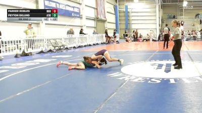 100 lbs Rr Rnd 3 - Parker Robles, MetroWest United Pink - HSG vs Peyton Eklund, Athena Wrestling Pink - HSG