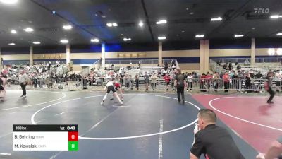 106 lbs Consi Of 16 #2 - Brady Gehring, Team Montana vs Michael Kowalski, Empire