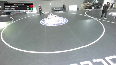 All Cadet Boys Freestyle Lower - 120 lbs Cons. Round 2 - Jayden Castillo, Legacy Wrestling Center vs Trent Lopez, Vacaville Wrestling Club