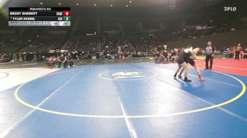 3A Boys 113 lbs Cons. Round 3 - Tyler Donne, Santiam Christian Boys vs Brody Sherritt, Coquille Boys