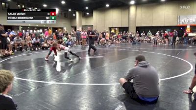 65 lbs Round 2 (6 Team) - Roman Rodriguez, Elevate WC vs Kaleb Leitch, Indiana Outlaws