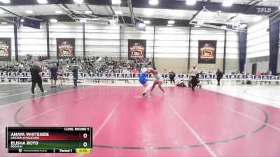 190 lbs Cons. Round 5 - Elisha Boyd, Rocklin vs Anaya Whiteside, Lincoln (Stockton)