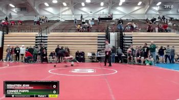 138 lbs Cons. Round 4 - Sebastien Jean, Warren Wrestling Academy vs Conner Phipps, Triton Central