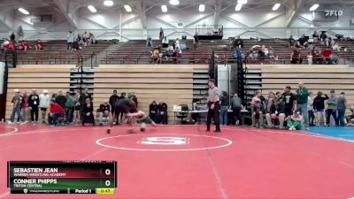 138 lbs Cons. Round 4 - Sebastien Jean, Warren Wrestling Academy vs Conner Phipps, Triton Central