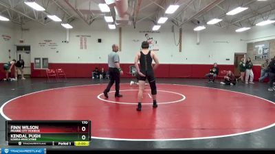 170 lbs Round 2 - Kendal Pugh, Louisa-Muscatine vs Finn Wilson, Prairie City Monroe