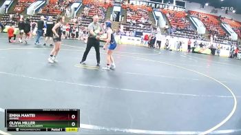 112 lbs Round 3 - Emma Mantei, Dundee vs Olivia Miller, Miller Wrestling Academy