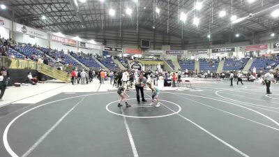 61 lbs 2nd Place - Nico Lopez, Black Fox Wrestling Academy vs Colt Thompson, Western Nebraska Elite