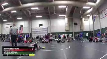 90 lbs Round 5 (6 Team) - Cooper Mathews, Grandview vs Jameson Small, Kearney Matcats - Gold