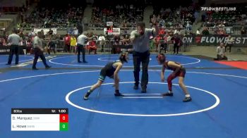 60 lbs Consolation - Diego Marquez, Cobre Youth WC vs Lucas Howe, Broken Arrow Wrestling