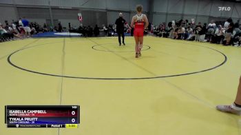 145 lbs Round 3 (8 Team) - Faith Bane, North Carolina vs Ava Hicks, South Carolina