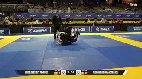 Alejandra Boixader Banol vs Madelaine Zoey Reynoso 2026 Pan Jiu Jitsu IBJJF Championship