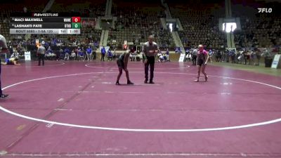 1-5A 120 Cons. Semi - Lashanti Fate, Brewbaker Tech vs Maci Maxwell, Walter Wellborn