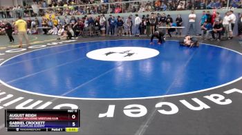 113 lbs Quarterfinal - Gabriel Crockett, Pioneer Grappling Academy vs August Reigh, Dillingham Wolverine Wrestling Club