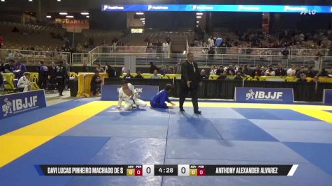 Anthony Alexander Alvarez vs Davi Lucas Pinheiro Machado De S 2025 Pan Jiu Jitsu IBJJF Championship