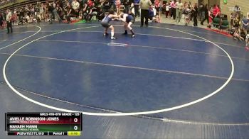 125 lbs Cons. Round 3 - Avielle Robinson-Jones, Carbon Middle School vs Navaeh Mann, Carbon Middle School