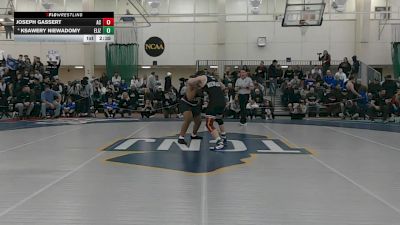 285 lbs Champ. Round 1 - Joseph Gassert, Albright College vs Ksawery Niewadomy, Elizabethtown