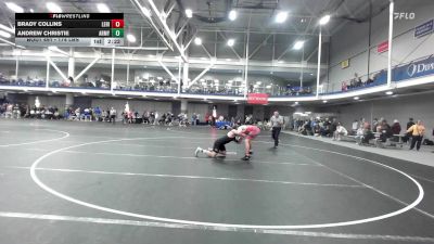 174 lbs Round Of 16 - Brady Collins, Lehigh - UnAttached vs Andrew Christie, Army-West Point