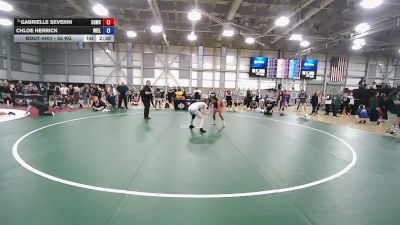 55 kg Cons. Rd Of 16 - Gabrielle Severin, Crash Girls Wrestling Club vs Chloe Herrick, Wildcat Elite