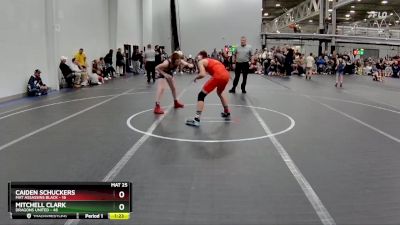 130 lbs Round 2 (4 Team) - Mitchell Clark, Dragons United vs Caiden Schuckers, Mat Assassins Black