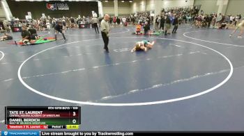 100 lbs Cons. Round 1 - Tate St. Laurent, Central Indiana Academy Of Wrestling vs Daniel Berdich, Built By Brunson Wrestling