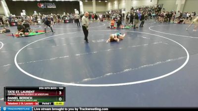 100 lbs Cons. Round 1 - Tate St. Laurent, Central Indiana Academy Of Wrestling vs Daniel Berdich, Built By Brunson Wrestling