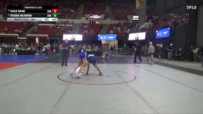 160 lbs Cons. Semi - Kale Hase, HWC SWAT vs Ryder Mcewen, Mine Yard Dogs Wrestling Club