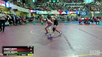 AA - 120 lbs 3rd Place Match - Hunter Arriaga, Flathead (Kalispell) vs Garrett Bosch, Glacier (Kalispell)