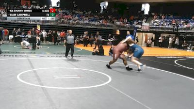 6A 285 lbs Semifinal - Ke`shawn Jones, League City Clear Creek vs Liam Campbell, Lewisville Flower Mound