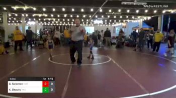 44 lbs Prelims - Gavin Solomon, Team Michigan vs Kohyn Deputy, PA East