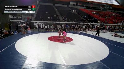 135 lbs 3rd Place Match - Ayla Hampton, Colorado vs Elizabeth Sherman, Montana