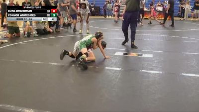 65 lbs Cons. Semi - Duke Zimmerman, C2X vs Connor Whitesides, Summerville Take Down