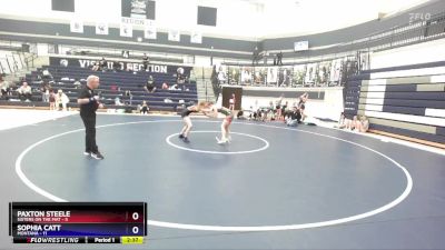 115 lbs Round 2 (4 Team) - Paxton Steele, Sisters On The Mat vs Sophia Catt, Montana