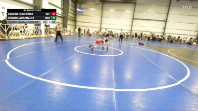 76 lbs Round 2 (10:45am Saturday) - Riggins Arsenault, Team Cormier vs Seaver Humphrey, Nebraska Elite