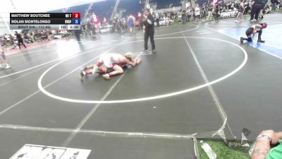 113 kg Quarterfinal - Matthew Boutchee, No Team vs Nolan Montelongo, Braveheart WC
