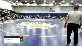 133 lbs Semifinal - Jayden Cardenas, Cortland vs Andrew Marchese, Castleton