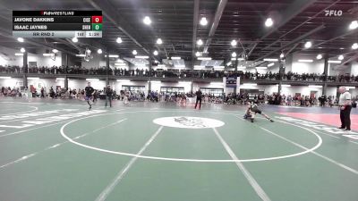 132Yellow lbs Rr Rnd 2 - Javone Dakkins, Cicero-North Syracuse vs Isaac Jaynes, Shenendehowa