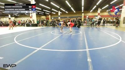 126 lbs Quarterfinal - Chance Woodward, Nolfpack Wrestling Academy vs Alejandro Moctezuma, Hillcrest High School Wrestling