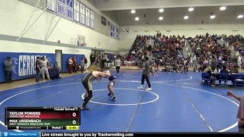 152 lbs Champ. Round 2 - Max Ursenbach, West Torrance Wrestling Team vs Taylor Powers, Xavier Prep Highschool