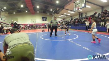 55 lbs 3rd Place - Cy Cox, Coweta Tiger Wrestling vs Kamrei Downing, Berryhill Wrestling Club