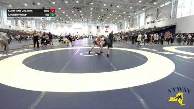 165 lbs Champ. Round 3 - Adam Van Dalinda, Deep Roots Wrestling Club vs Andrew Wolf, Lancaster Wrestling Club