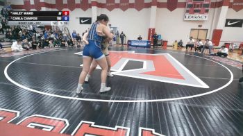 207 lbs 1st Place Match - Carla Campos, Texas Wesleyan vs Haley Ward, Avila