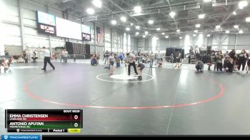 67-70 lbs Round 1 - Antonio Apuyan, Prometheus WC vs Emma Christensen, Lakeland WC