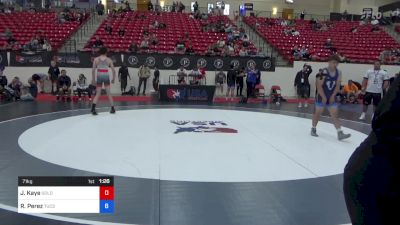 71 kg Cons 64 #1 - Jeremy Kaye, Gold Rush Wrestling vs Rigo Perez, Tucson Badger Wrestling Club