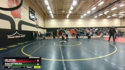120 lbs Quarterfinal - Evan Ketterling, Lockwood vs Jay Moore, Campbell County