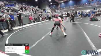 70 lbs Semifinal - Jett Manning, Barnsdall Youth Wrestling vs Wade Smith, Tonkawa Takedown Club