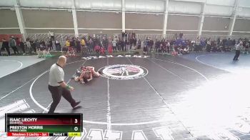 175 lbs Cons. Round 5 - Isaac Liechty, Bountiful vs Preston Morris, Spring Creek