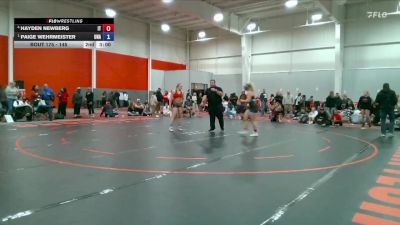 145 lbs Semifinal - Paige Wehrmeister, Unattached vs Hayden Newberg, Indiana Tech
