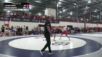92 kg Champ. Rd Of 16 - Tucker Hogan, Mat Town USA vs Patrick Brophy, Wolfpack RTC