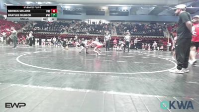 67 lbs Consolation - Easton Barnes, Raw Wrestling Club vs Maverick Meacham, Lincoln Christian